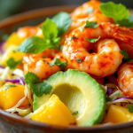 Chipotle Shrimp Over Charred Pineapple & Mint - Fresh Start 30: A Journey To Better Health